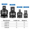 Impact Socket Adapter Drive Socket Adapter and Reducer Set 4 Piece Universal Impact Swivel Socket Wrench Conversion Kit, 1/4" - 3/8" - 1/2"