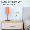 3 Outlet Wall Tap Indoor Extender Grounded AC PowerTravel Adapter Plug