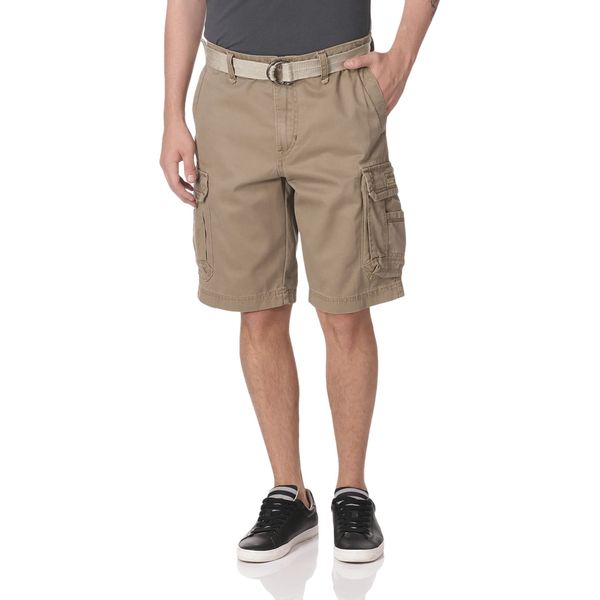 Unionbay Men's Survivor Belted Cargo Short-Reg and Big & Tall Sizes, Dugout, 42