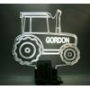 Tractor Night Light Up Table Lamp LED Personalized Farm Construction With Remote