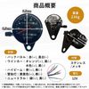 RiNan. Motorcycle Speedometer Mechanical LED 140 km Universal Silver x Black