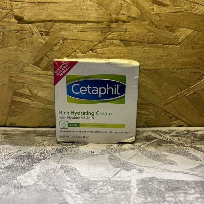 Cetaphil Rich Hydrating Cream With Hyaluronic Acid - 1.7 Oz