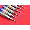  NEW GERMAN 6 PCS  ORAL DENTAL SURGERY EXTRACTING WING WINGED TIP ELEVATOR-BLUE