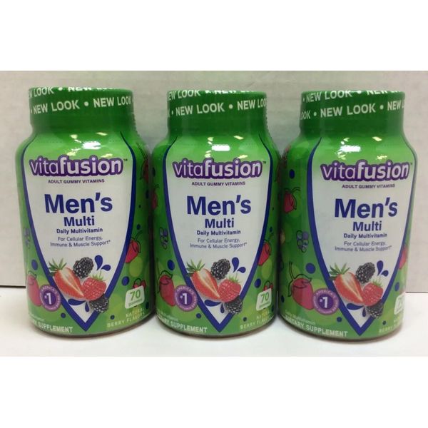 Vitafusion Men's Multi Daily Multivitamins, 210 Gummies, EXP 07/2024