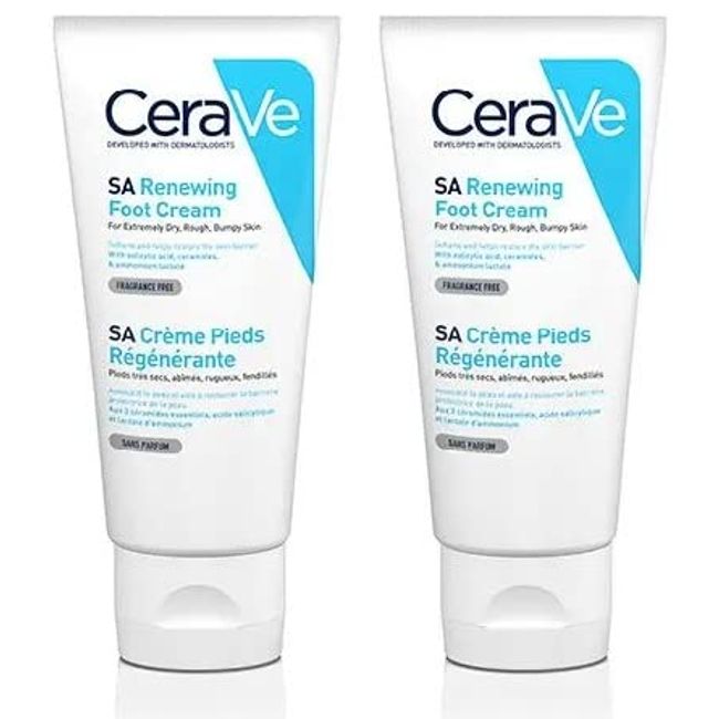 CeraVe DOUBLE SA Renewing Fußcreme, 88 ml