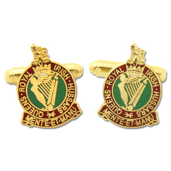 Queen's Royal Irish Hussars Regimental Cufflinks