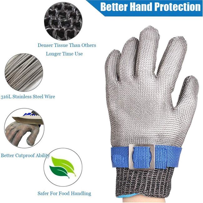 Extra Long Cut Resistant Gloves Stainless Steel Ring Slaughter Cutting  Aquatic Cutting Gloves for Food Processing - China Extra Long Anti-Cutting  Gloves and Stainless Steel Mesh Glove price