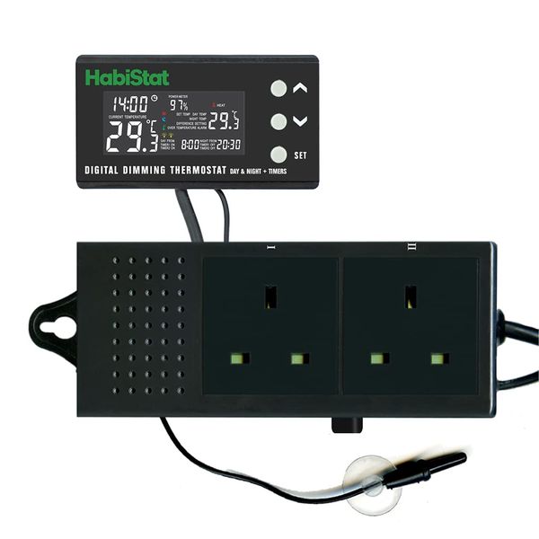 eurorep Habistat Digital Dimmable Day & Night Timer