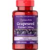 Puritan's Pride Grapeseed Extract 200 Mg Capsules, 120 Count