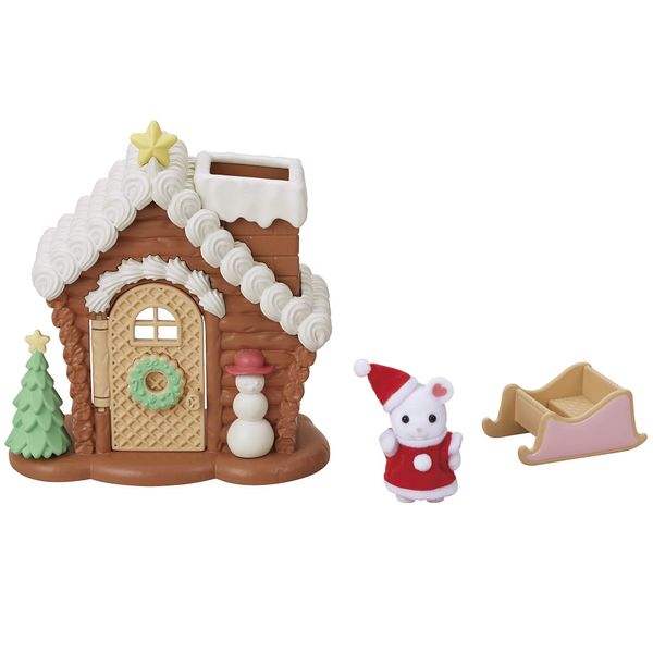 Sylvanian Families Baby Santa and Candy House Set