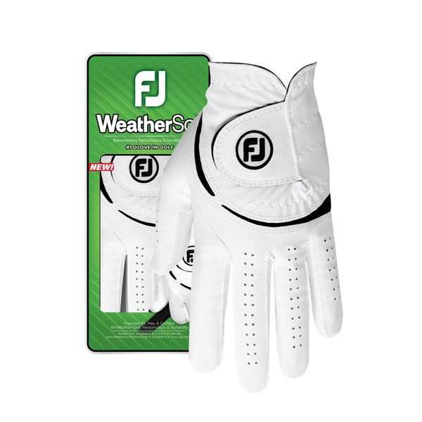FootJoy WeatherSof Women’s Golf Glove, White