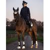 LeMieux Eleanor Reflective Pom Hat Silk - Navy Blue