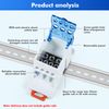 Distribution Box, Din Rail Terminal Block Distribution Box Electric Wire Connector Universal Power Junction Box