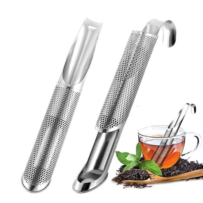 Infuser Tea Infuser Fine Stainless Steel Tea Strainer Heat Resistant Marinade Ball Infuser Suitable for Teapot (style1)