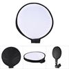 Portable Round Softbox, 30cm/40cm Mini Universal Multi-function Ring Flash Diffuser Speed Light Beauty Dish Suitable for Nikon Canon Sony Speedlight Flashlight Macro Photography (40cm)