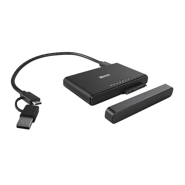 Lindy USB 3.2 Type C to M.2 NVMe &SATA SSD Clone Station