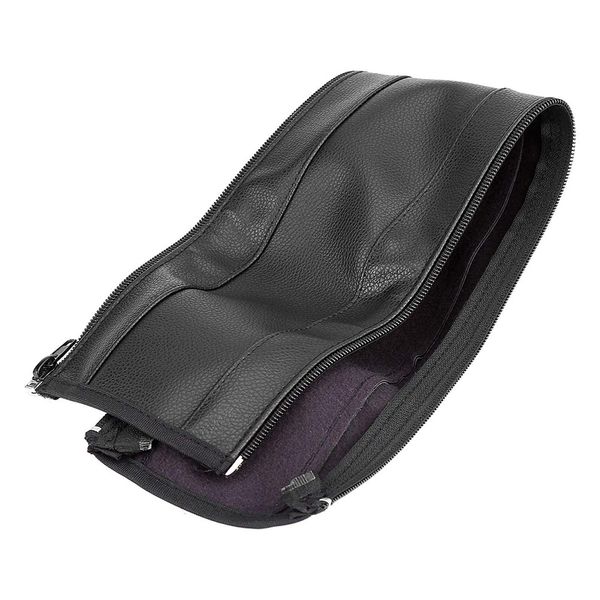 PU Leather Baby Stroller Bar Handlebar Armrest Protective Cover Case, Black, 20.87 x 4.72in