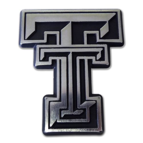 Texas Tech Univ. ("TT") Matte Chrome Emblem