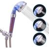 Refresh Ionic Shower Head High Pressure Filter Water Softener Hose & Bracket Set