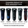 SH30 Replacement Heads for Philips Norelco Series 3000, 2000, 1000 Shavers and S738 Click and Style Fits The Following Models: S1150, S1015, S1100, S1560