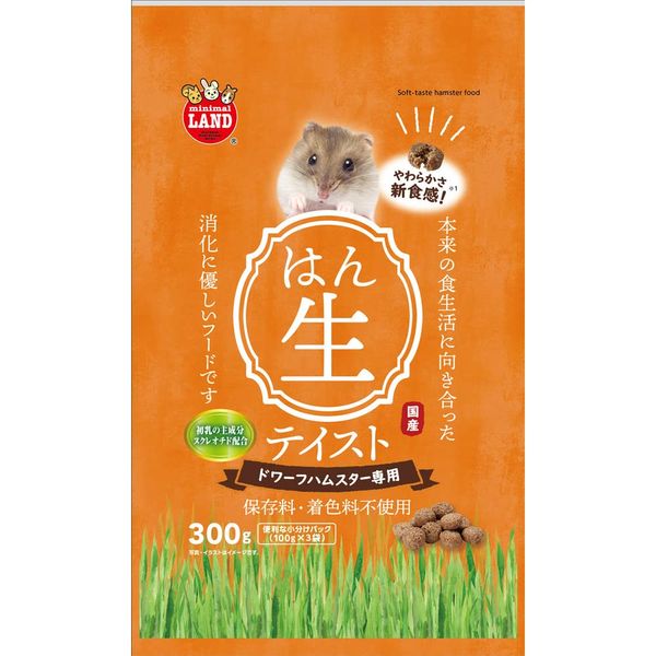 Marukan Minimal Land Hamster Food Semi-Raw Taste Dwarf 10.6 oz (300 g)