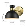 Globe Electric 91009605 Alice 7" Tall Wall Sconce - Matte