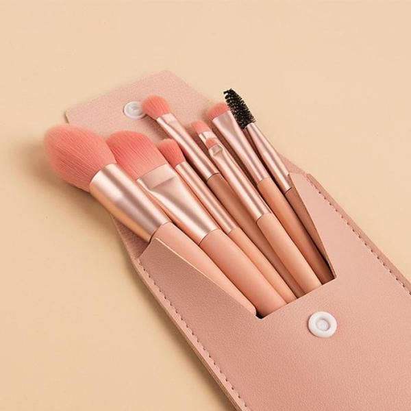 [S52PLM3TR]Brush Set Portable Makeup Pouch Set