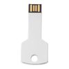 ASHATA Key Shape USB Flash Drive, Silver Thumb Drive 8GB-64GB, Memory Stick Expansion Disk, for Computer Use(64GB)