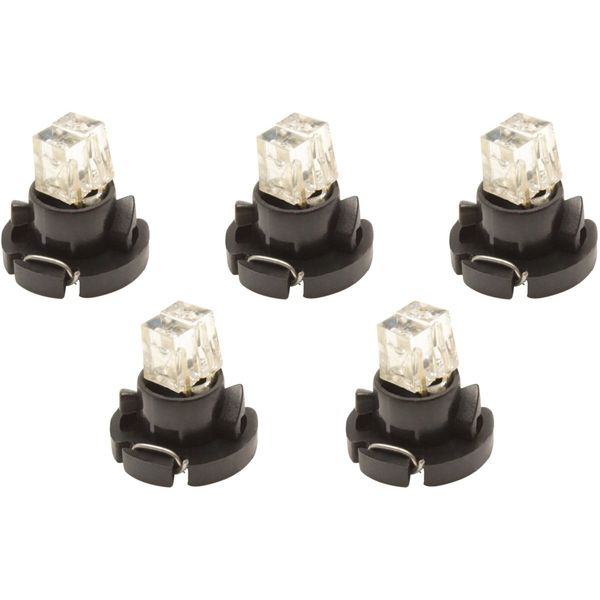 T4 X 2 High Brightness Diffused 2 LED Wedge Bulb , green