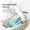 IRIS USA 3 Pack Comfort Carry Laundry Basket, White