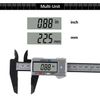 Fixed measuring slide Digital electronic micron measuring slide with large LCD display fractions, conversion 150mm, black