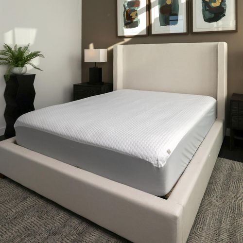 23 Threads X161 Series Padded Plush Soft Waterproof Noiseless Mattress Protector Cover, Fitted, with Ctrl+Z Technology, 16 Inch Deep, Twin
