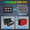 6 Gang RGB Switch Panel On/Off Toggle LED Light Circuit Relay System Box Kit 12V