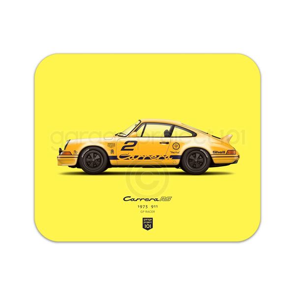 GarageProject101 1973 911 Carrera RS (GP Edition) Illustration Mouse Pad