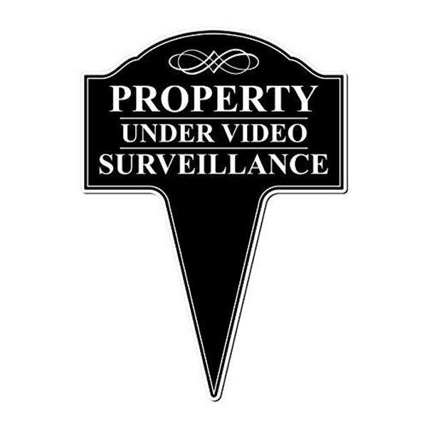 Property Under Video Surveillance Sign Metal 24 Hour Surveillance Sign Video ...