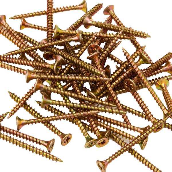 Forgefix MPS3540Y Multi-Purpose Pozi Screw - Zinc Yellow Passivated