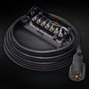 MICTUNING 8ft Trailer Cord 7 Way Plug Inline Junction Box Wiring Harness Kit