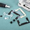 Sourcing Map 4Pcs Glass Hinge Gasket, Plastic, Transparent, Unfinished