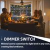 4 Pack Dimmer Light Switch- Single Pole or 3-Way for LED /600W Incandescent ETL