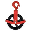 Gin Wheel 150mm with a Hook Scaffolding Pulley Block Lifting Crane