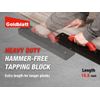 Goldblatt Tapping Block Heavy Duty Hammer-Free Floor Installation Tool 9" Handle