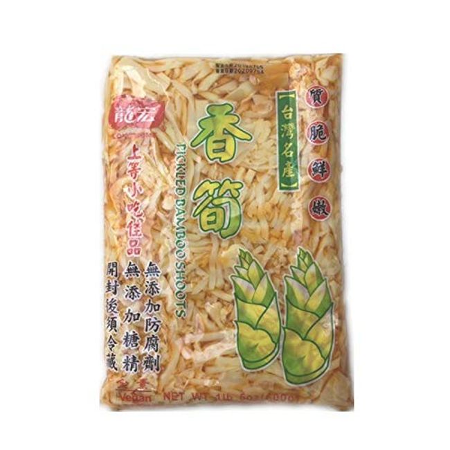 Taiwan Longhong Bamboo Bamboo Bamboo Shredded Bamboo Shoot 21.2 oz (600 g)