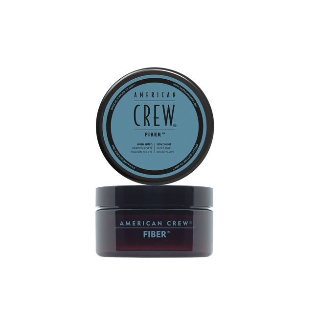 American Crew Fiber High Hold with Low Shine, Gifts For Men, For Thickening & Texture (85g) Matte Finish, Hair Styling Wax for Men