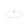 Elli Anklet Solitaire Star Crystals 925 Sterling Silver