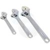 3Pcs Tolsen 6/8/10inch Crescent Adjustable Wrench Set SAE Metric Scale