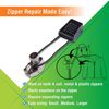 Fix n Zip Instant Zipper Replacement, Plastic Metal, Black Nickel, M