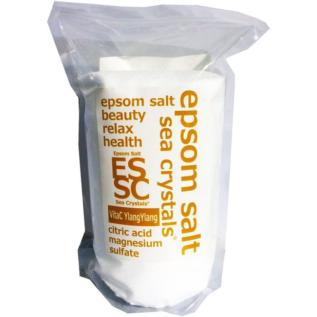 Epson Salt (2.2 kg) VitaC YlangYlang Formulation Includes Measuring Spoon