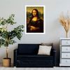 Spiffing Prints Leonardo Da Vinci - Mona Lisa - Small - Semi Gloss - Unframed