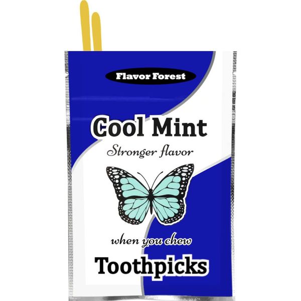 Mint Flavored Toothpicks (Flat Shape) 100ct