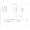 U Bolt Square M12 Thread 40mm Inner Width x 100mm Length with Hex Nuts and Washers (2)